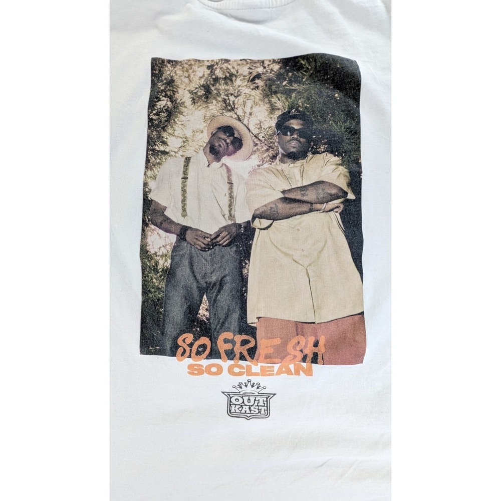 Outkast Hip Hop Rap Tee "So Fresh So Clean" Men's XL White T-Shirt